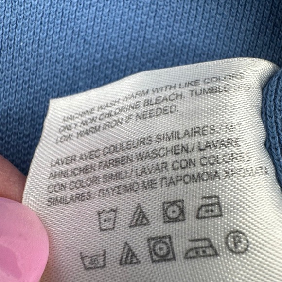 Brooks Brothers 346 Original Fit Long Sleeve Polo Shirt Mens L Blue Cotton - Picture 5 of 9